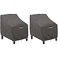 Classic Accessories Ravenna Water-Resistant 38 Inch Deep Seated Patio Lounge Chair Cover, 2-Pack, Patio Furniture Covers