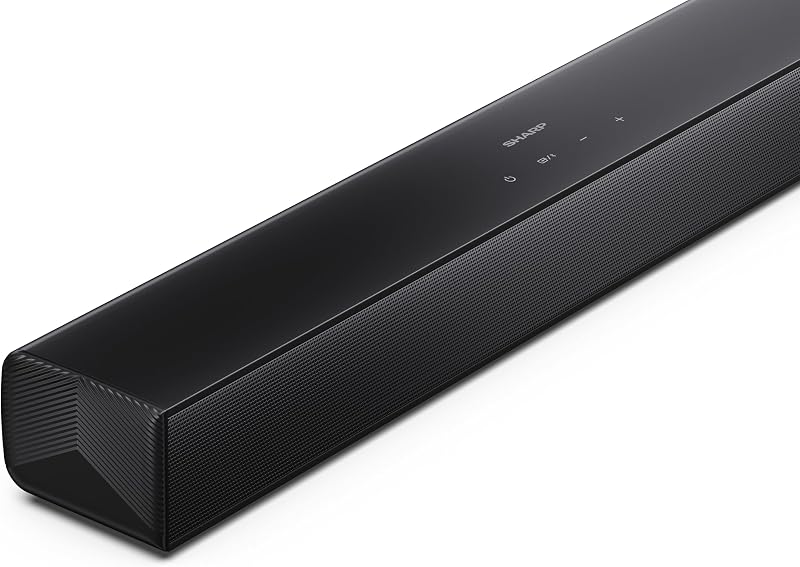 Barra de Sonido para TV HT-SBW121 Roku TV Ready 240W Subwoofer Inalámbrico Bluetooth 5.3 HDMI ARC USB Óptica AUX 2.1 Negra