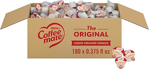 Nestle Coffee mate crema para café, sabor original, envases — Café