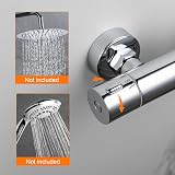 Grifema G17005 Thermostatic Shower Mixer Bar With Two Outlets Chrome view 6