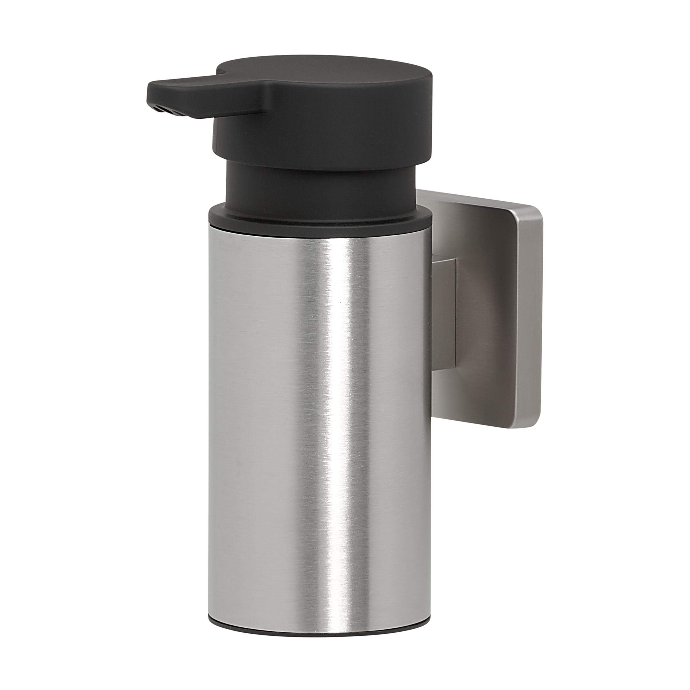 Tiger Dock Soap Dispenser, Stainless Steel Brushed, 4.9 x 11.9 x 9.4 cm
