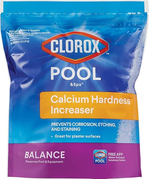 CLOROX® POOL&SPA™ SWIMMING POOL CALCIUM HARDNESS INCREASER, PREVENTS...