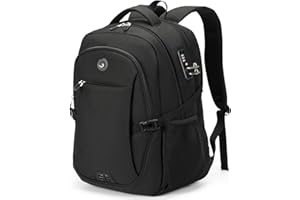 SHRRADOO Anti Theft Laptop Backpack Travel Backpacks with usb Charging Port for Women Men High School College Backpack Computer Bag Fits 17 Inch Laptop,Grey