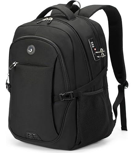 Amazon.com: Amazon Basics Travel Laptop Backpack with Multiple Pockets and Compartments for 17 in / 43.1 cm Laptop, Water Resistant, Spacious with Padded Shoulder Straps, Black : Electronics Amazon.com: Amazon Basics Travel Laptop Backpack with Multiple Pockets and Compartments for 17 in / 43.1 cm Laptop, Water Resistant, Spacious with Padded Shoulder Straps, Black : Electronics