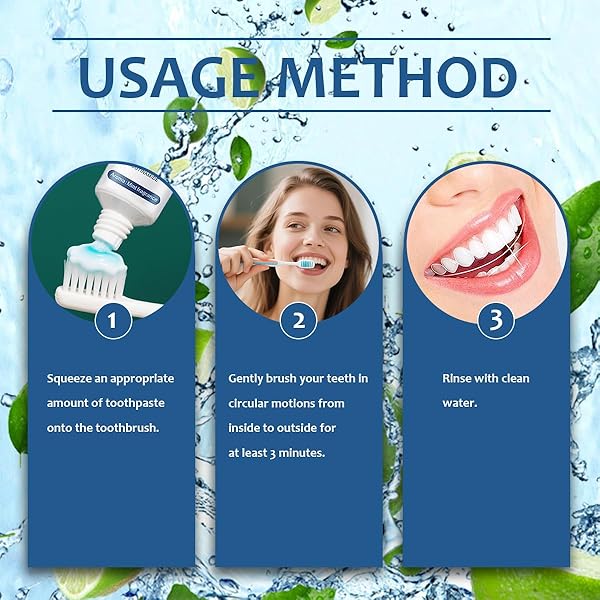 HYDROXYAPATITE TOOTHPASTE 7.5%, PROTECTS TEETH AND PROVIDES DEEP CLEANING, COOL MINT FLAVOR WITHOUT FLUORIDE, SUITABLE FOR SENSITIVE TEETH, 4.23 OUNCES (1 PACK)