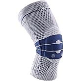 Bauerfeind - GenuTrain - Knee Brace - Targeted Support for Pain Relief and Stabilization of The Knee, Provides Relief of Weak, Swollen, and Injured Knees- Size 5 - Color Titanium