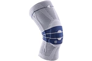 Bauerfeind - GenuTrain - Knee Brace - Targeted Support for Pain Relief and Stabilization of The Knee, Provides Relief of Weak, Swollen, and Injured Knees- Size 3 - Color Titanium