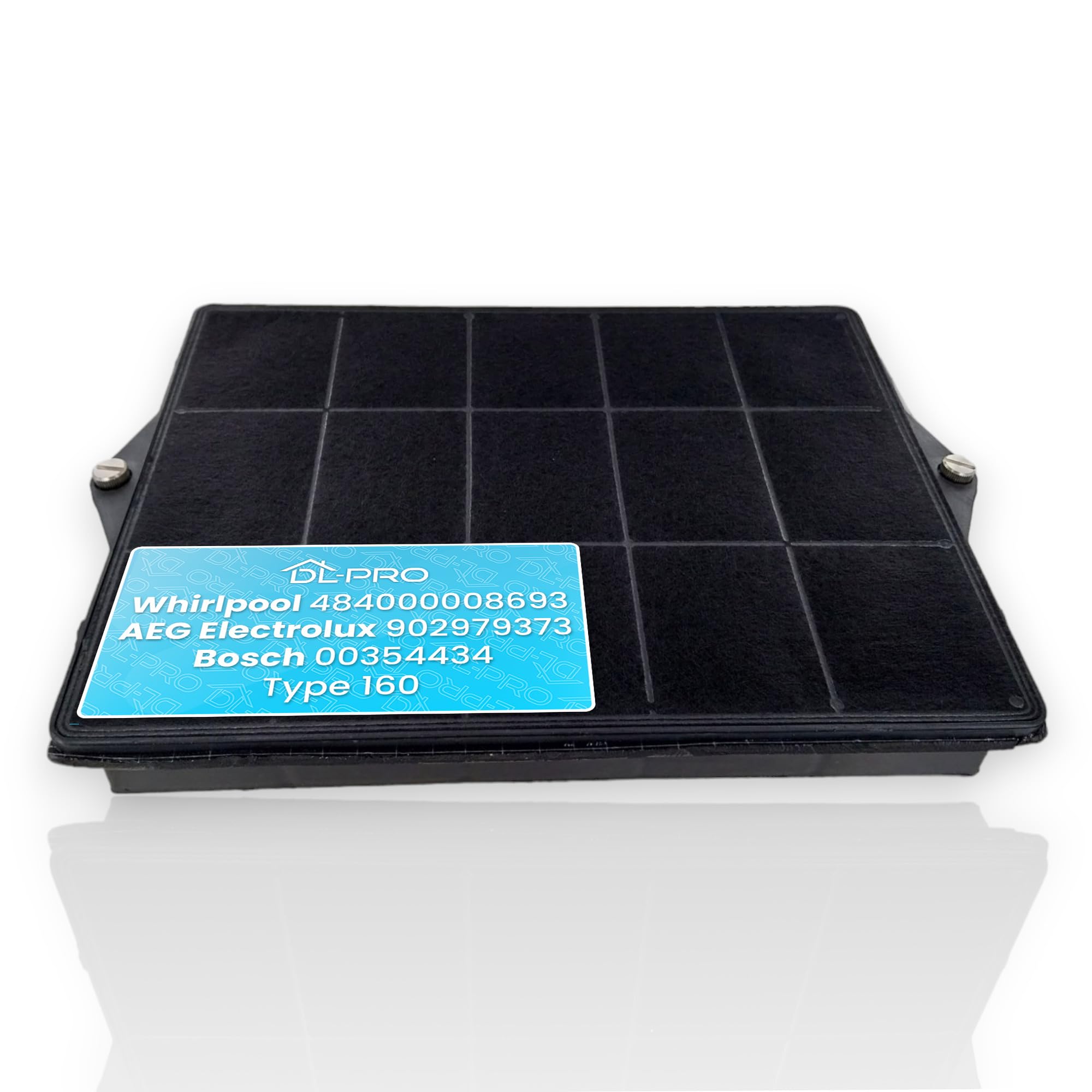 DL-pro Activated Carbon Filter for Whirlpool 48400008693 AEG Electrolux 9029793735 Bosch 00354434 Type 160 Cooker Hood