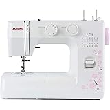 Janome 2112 Cherry Blossom Easy-to-Use Sewing Machine with 12 Stitches, Fully Adjustable Stitch Length and Width. Diamond Cut