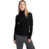 Style & Republic Women's 100% Cashmere Turtleneck Sweater, Regular Fit, Premium Knit Jumper for Autumn, Winter and Spring