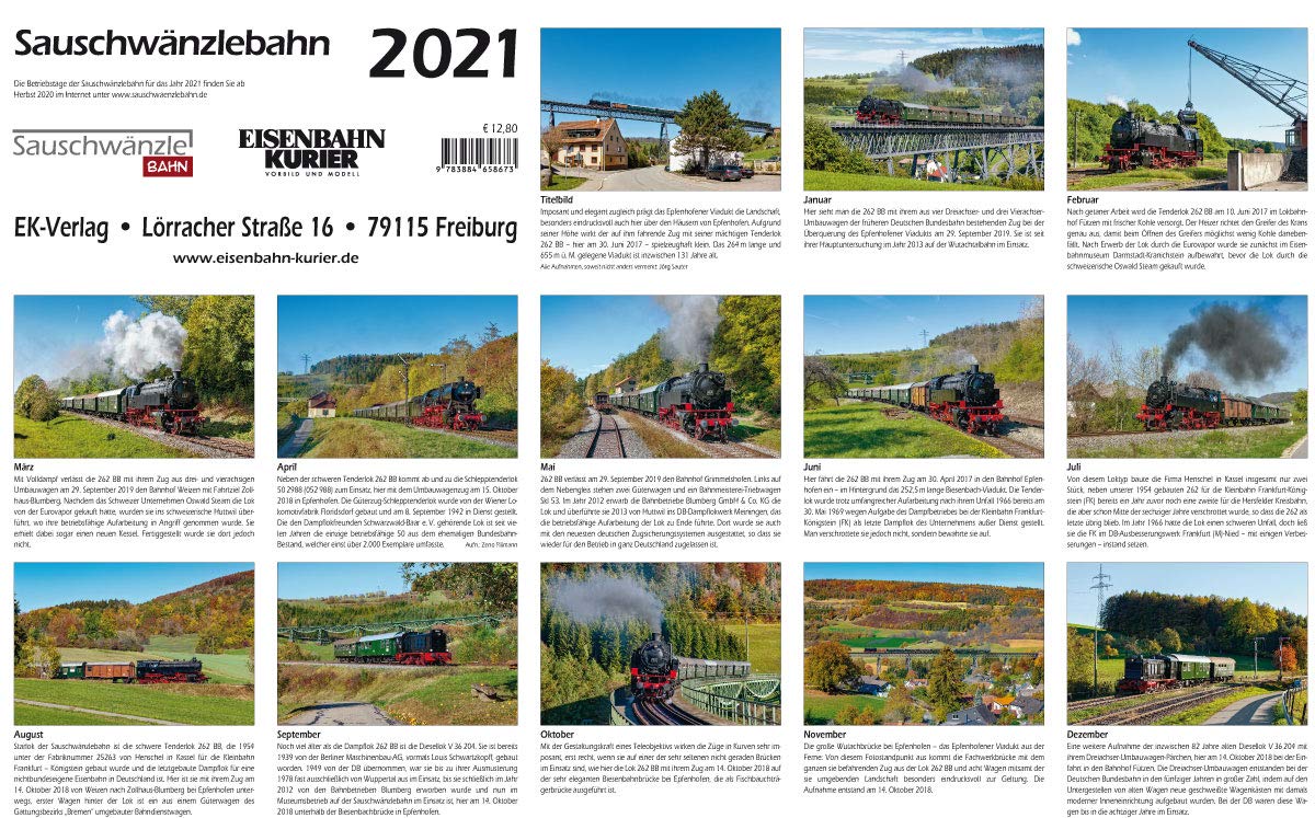 Sauschwanzlebahn 2021 Amazon De Bucher