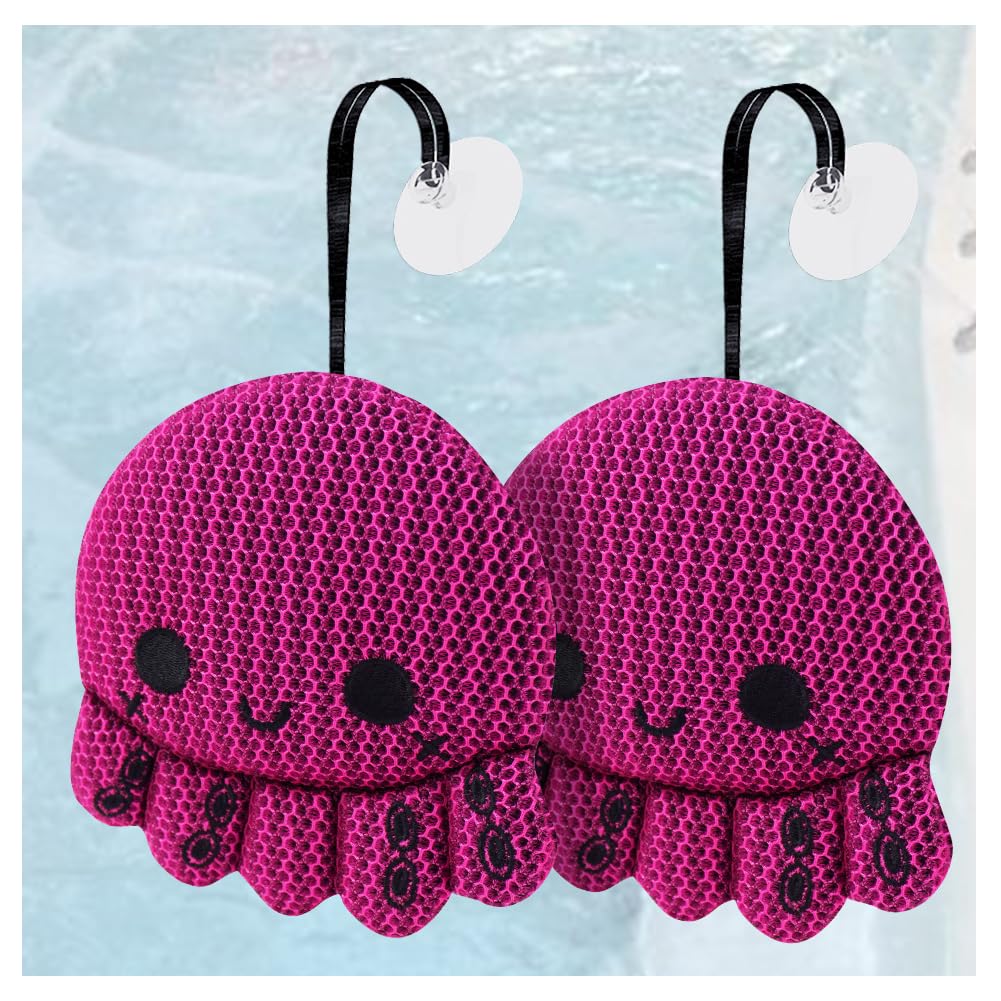 TPmax Reusable Hot Tub Scum Absorber and Oil Absorbing Sponge Twin Pack, Must Have hot tub Accessories for Spa and Pool Cleaner - Hot Tub Sponge - Pool scum Absorber