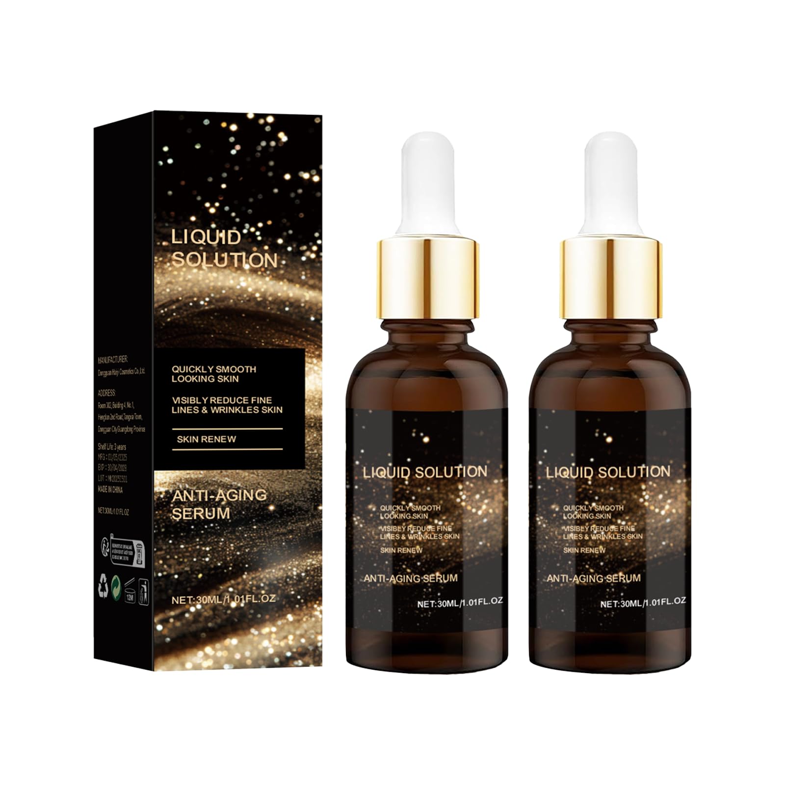 Photo 1 of Olavita Face Serum, Liquid Solution anti Aging Serum, Anti Aging Face Tightening, Boost Skin Collagen, Reduce Wrinkles & Plump Skin. 2pcs