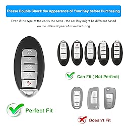 Koaudb Car Key Fob Cover Fit for Altima Rogue