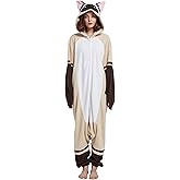DarkCom Siamese Onesie Halloween Costume One Piece Unisex Adult Pajamas Women Men Sleepwear Christmas Pajamas