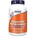 NOW Foods Supplements, Quercetin with Bromelain, Balanced Immune System, 240 Veg Capsules