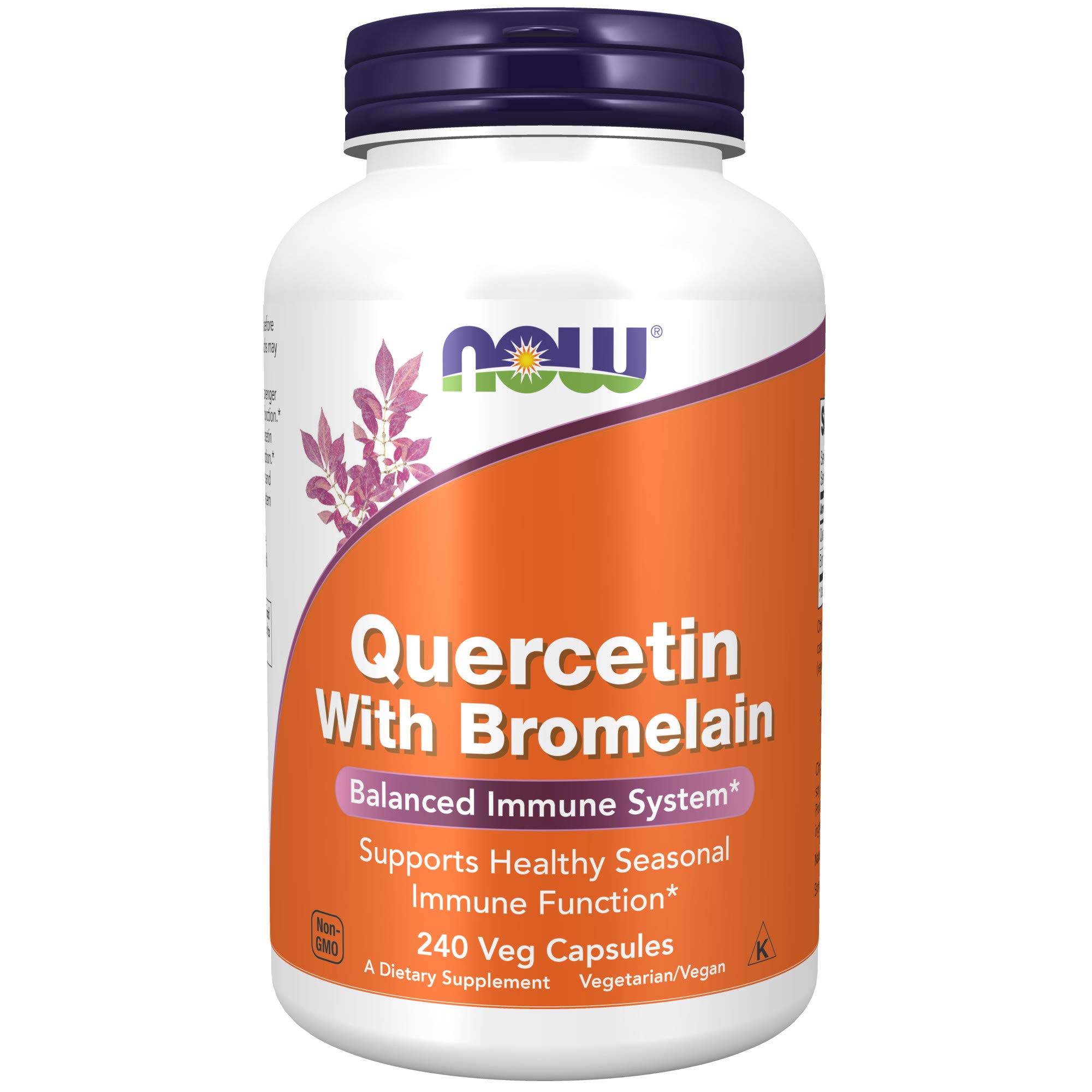 NOW Foods Supplements, Quercetin with Bromelain, Balanced Immune System