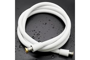 Shower Hose, Ultra-Soft Silicone Shower Hose, Long Anti-Kink Designed Replacement Handheld Shower Head Hose Extension for RV,