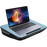 Laptop Lap Desk, Lightweight Portable Laptop Desk with Pillow Cushion, Fits up to 14 inch Laptop, Lap Tray with Zippered Stor