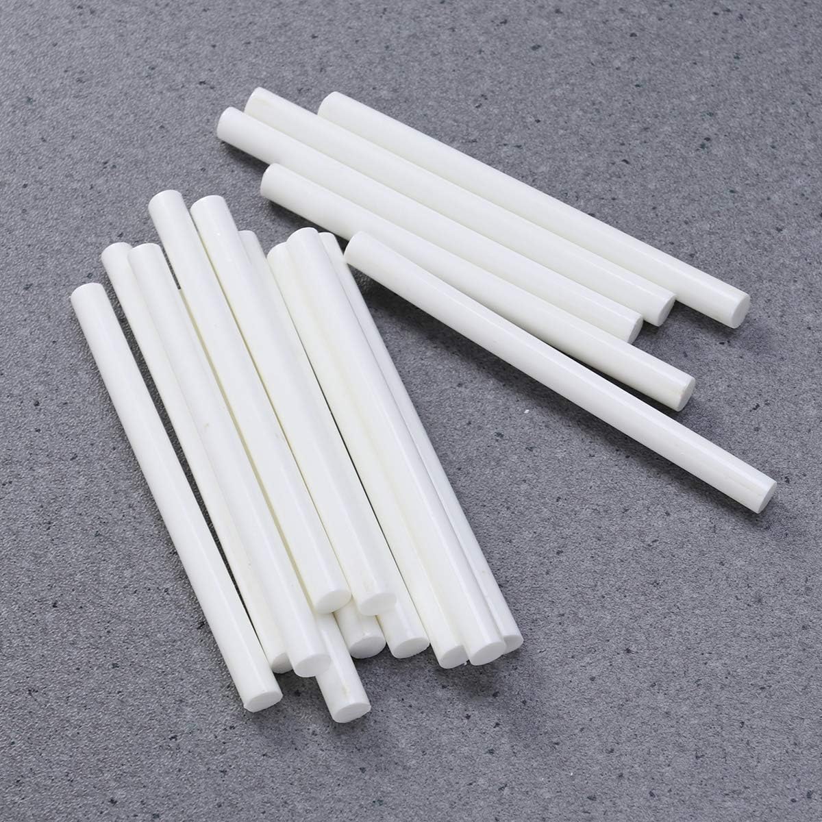 Artibetter 16pcs Colorful hot melt Glue Sticks (7mm White) -