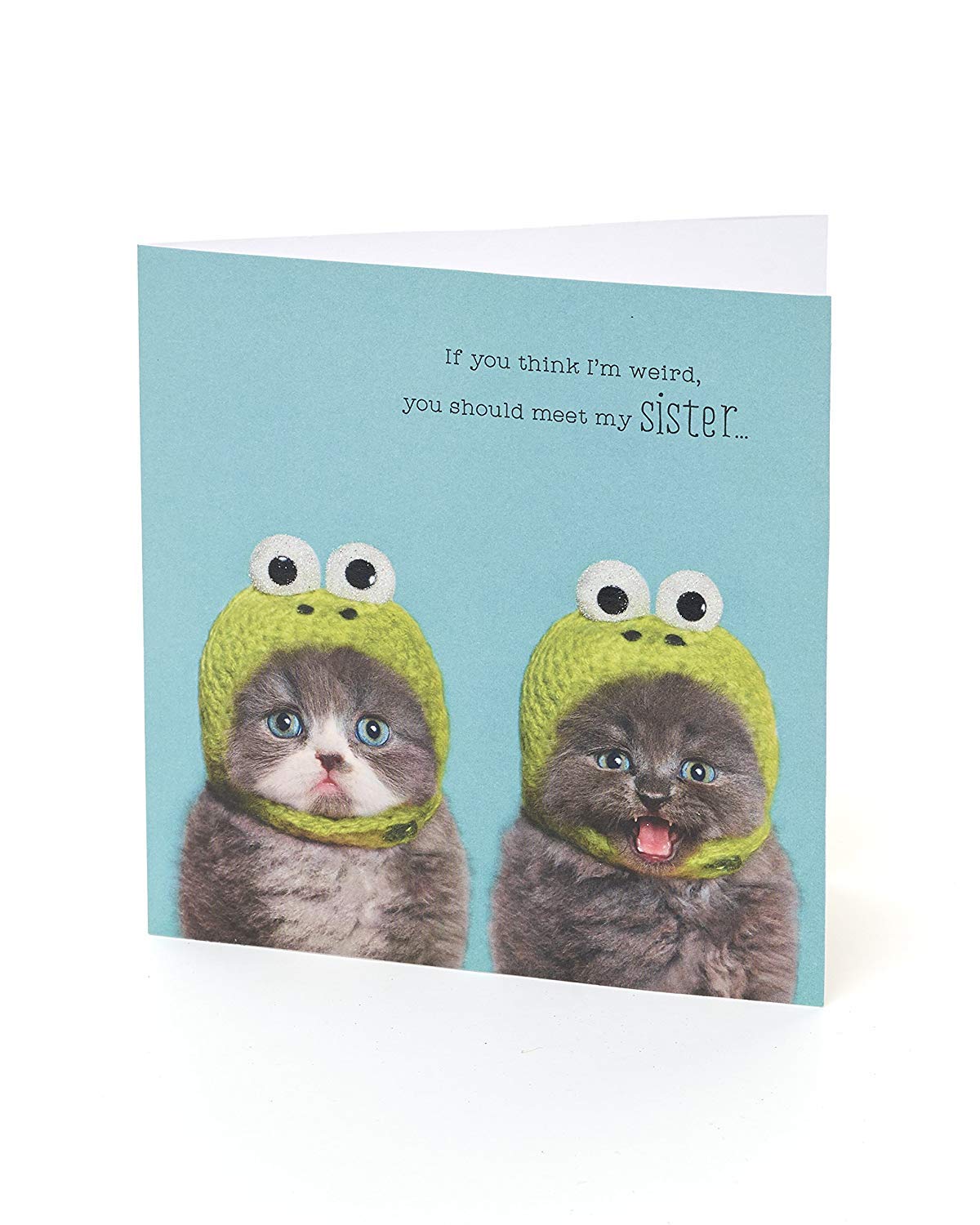 Sister Birthday Card - Gift Card for Her,Mum - Funny Cat Birthday Card