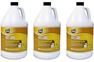 Pro Products ResCare RK02B All-Purpose Water Softener Cleaner Liquid Refill, 1 Gallon, Pack of 3