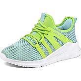 RUNSIDE Boys Girls Tennis Shoes Kids Lightweight Breathable Sneakers Lace-up Running Athletic Shoes for Toddler/Little Kid/Big Kid