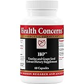 Health Concerns IBP – Heart Health Supplement with Taurine & Grape Seed Extract – Blood Pressure Support – Antioxidant Cardiovascular Circulation Formula – Cholesterol Metabolism – 60 Capsules