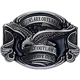 TYWestyles Belt Buckles for men women - Western Cowboy Belt Buckle American Flag and Eagle Belt Buckle