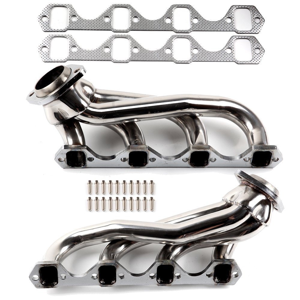 LUJUNTEC Exhaust Manifold Racing Header Fits for Ford Mustang 1979-1993 5.0L 302 V8 Stainless Performance Header Manifold Exhaust