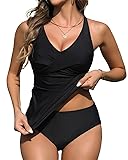 Yonique Tankini Swimsuits for Women Tummy Control