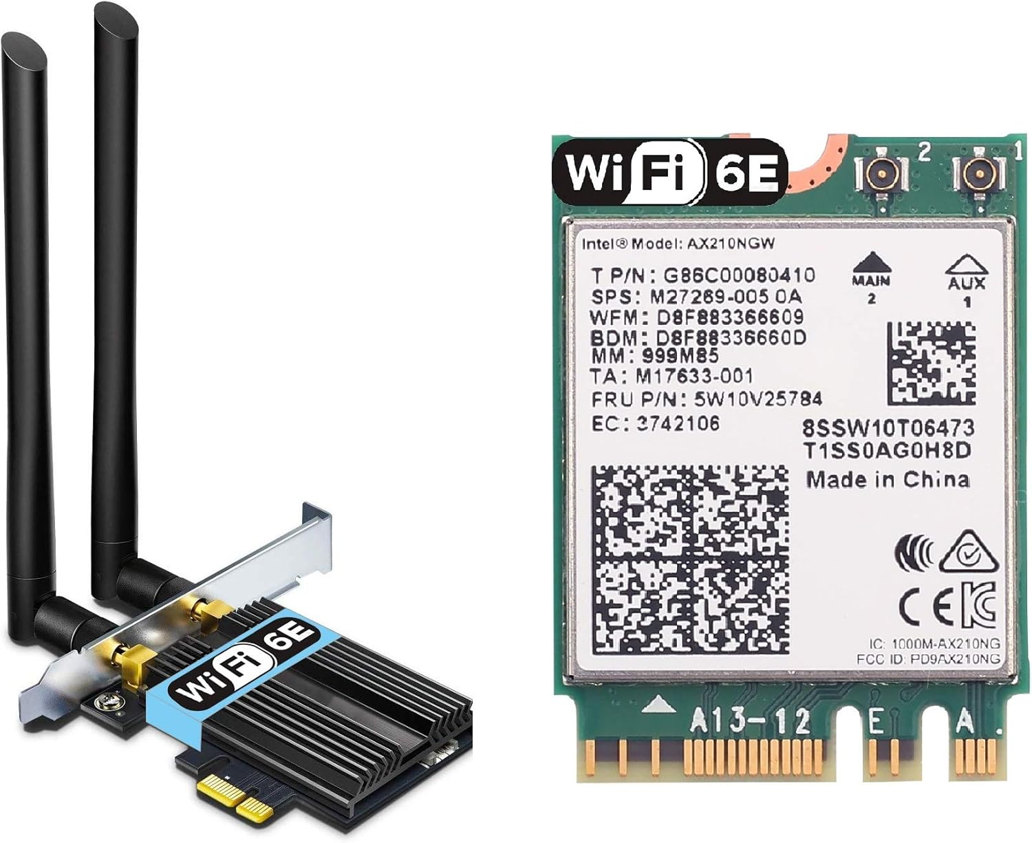 Amazon WiFi 6E Card Intel AX210 And PCIE WiFi 6E Card Extends The 