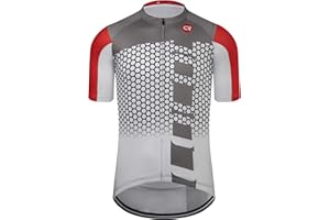 Coconut Ropamo CR Mens Cycling Jersey Short Sleeve Road Bike Shirt with 3+1 Zipper Pockets Breathable Quick Dry