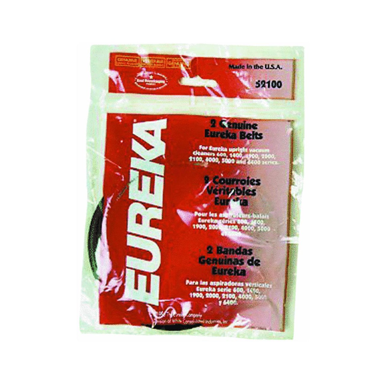 Eureka Vacuum Belt Style A, Style F, Style G, Style Y, Style Z Fits Eureka Bagged