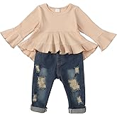 Baby Girl Clothes Toddler Girl Outfits Ruffle Shirt Pants Cute Infant Outfit Set Baby Girl Fall Winter Clothes