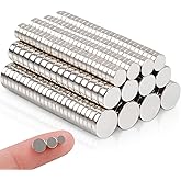 330 Pcs Small Neodymium Disc Magnets, 3 Different Size Round Rare Earth Magnet for Crafts, Small Magnets Strong Fridge Magnet