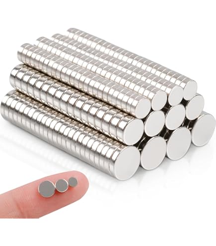 50/100/200pcs Rare Earth Neodymium Disc Magnets 6x3mm N35 Nickel Plated