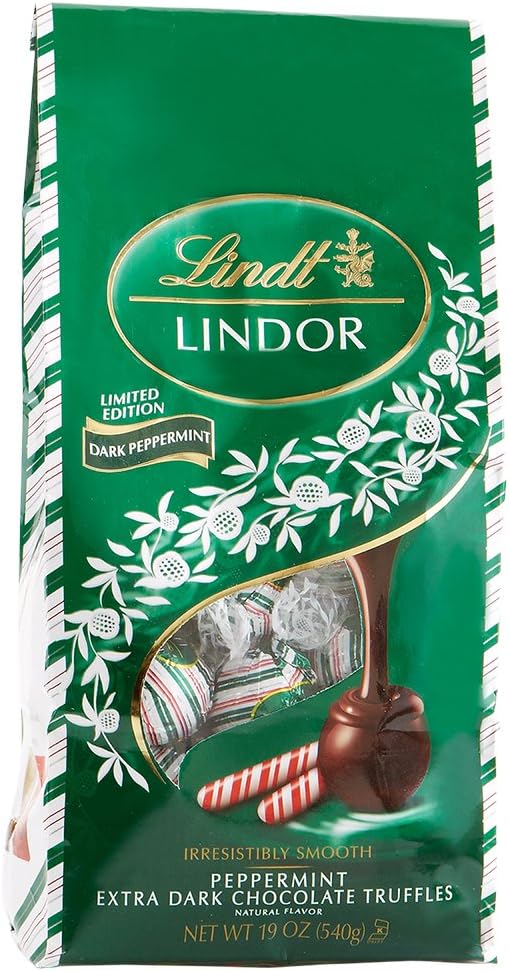 Lindt Lindor Dark Peppermint 19 Ounce Amazon Ca Electronics