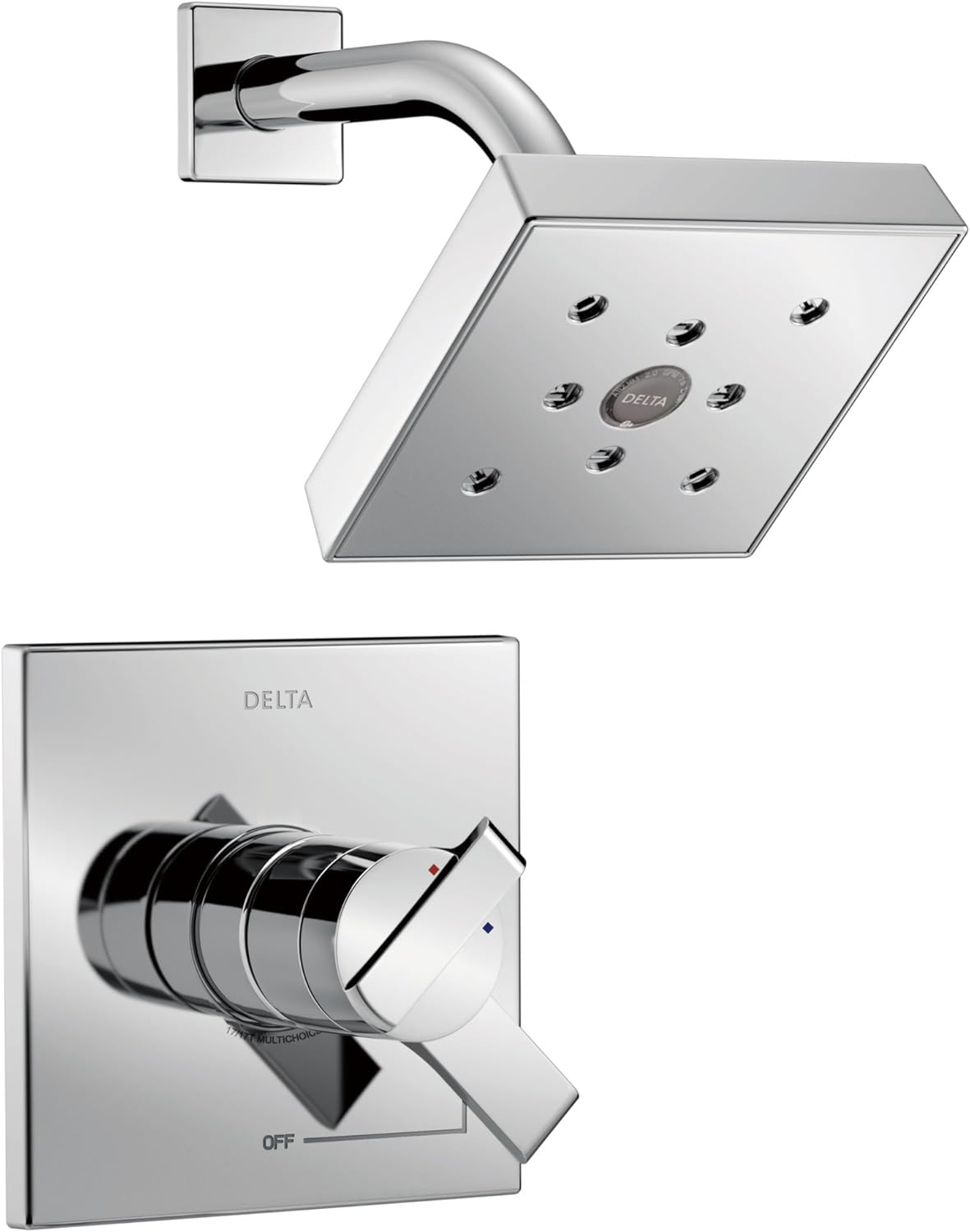 Delta Ara Collection Chrome Monitor 17 Dual Water Pressure And