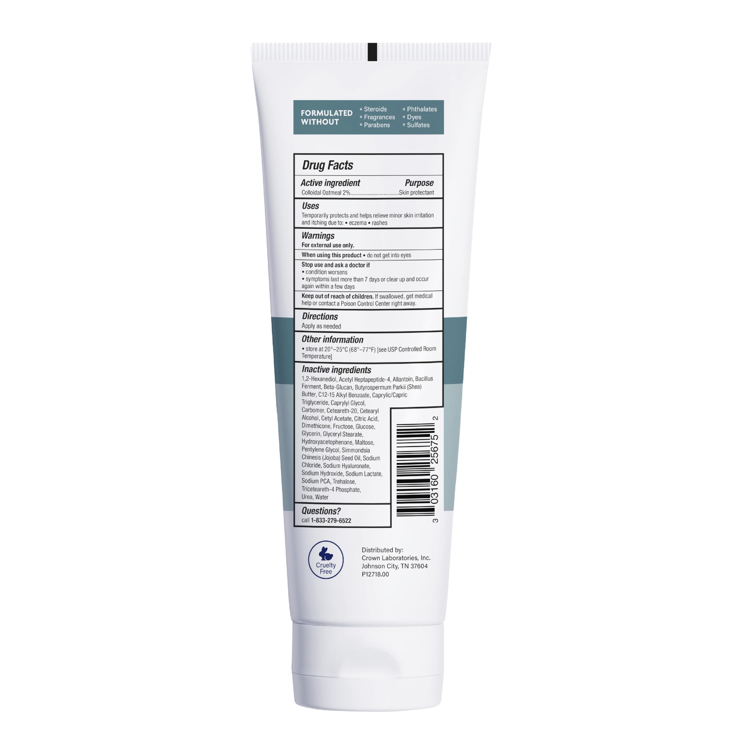 Sarna Eczema Relief Skin Protectant Lotion, with 2% Colloidal Oatmeal, Temporarily Protects and Helps Relieve Minor Skin Irritation and Itching Due to Eczema and Rashes, Steroid-Free, 7.5oz