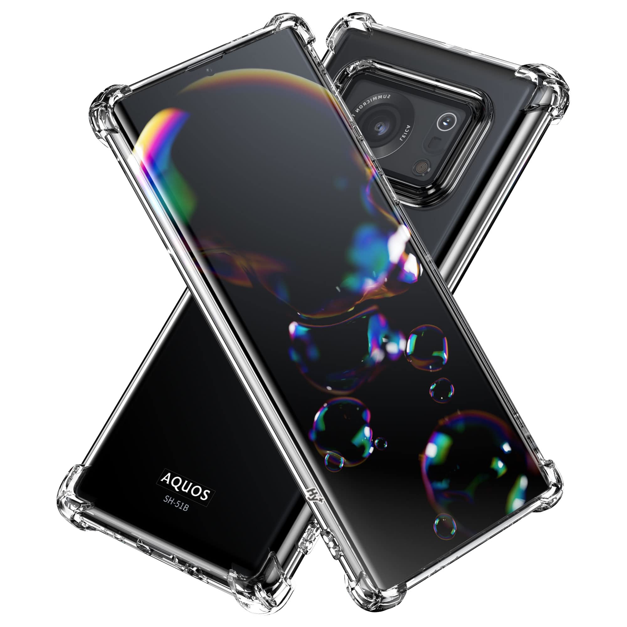 ハイセンス AQUOS R6 耐衝撃ケース クリアの商品画像