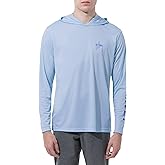 Guy Harvey Men's Long Sleeve Performance Sun Protection Hoodie UPF 50+