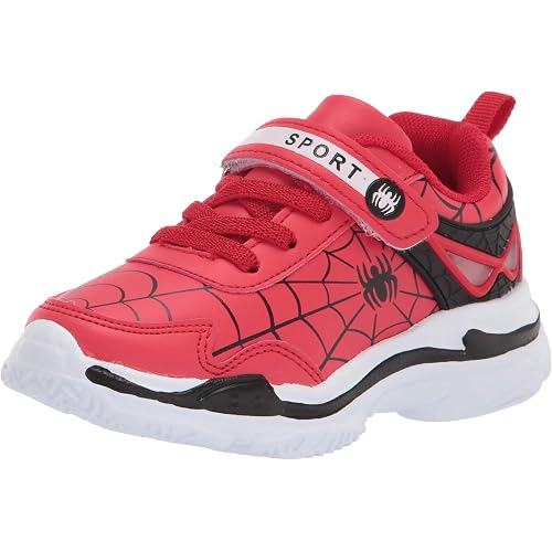 YYFURR Kids Boys Girls Cartoon Spiderman Waterproof Sneakers
