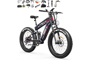 FREESKY Dual Battery Electric Bike for Adults, 48V 41AH 160 Miles Long Range E Bike, 3000W Motor 40MPH+, 26" Fat Tire Fast Mo