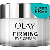 Olay Firming Eye Cream, Fragrance-Free, Collagen Peptide - Firm Skin Around the Eyes, 0.5 Fl Oz