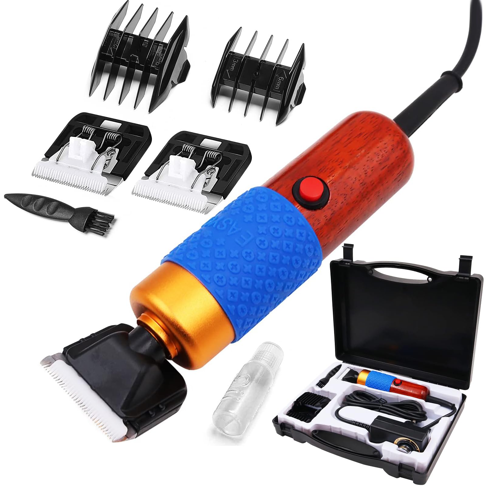 VOANZO Carpet Trimmer Tufting Rug Trimmer Low Noise Electric Speed Adjustable Rug Tufting Carver Clippers for Handmade Rug Clean and Tufted Carpet Rug