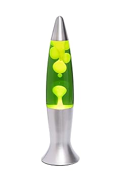 Signes Grimalt Lava-Lampe 40cm Farben Grün und Gelb