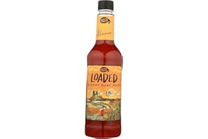 Master Of Mixes Loaded Bloody Mary Mix, Alcohol Free, 33.8 Ounces (Pack of 6)