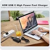 Jeestam 65W USB C Laptop Charger for Lenovo Thinkpad X1 Carbon T480 T490 T580 view 2