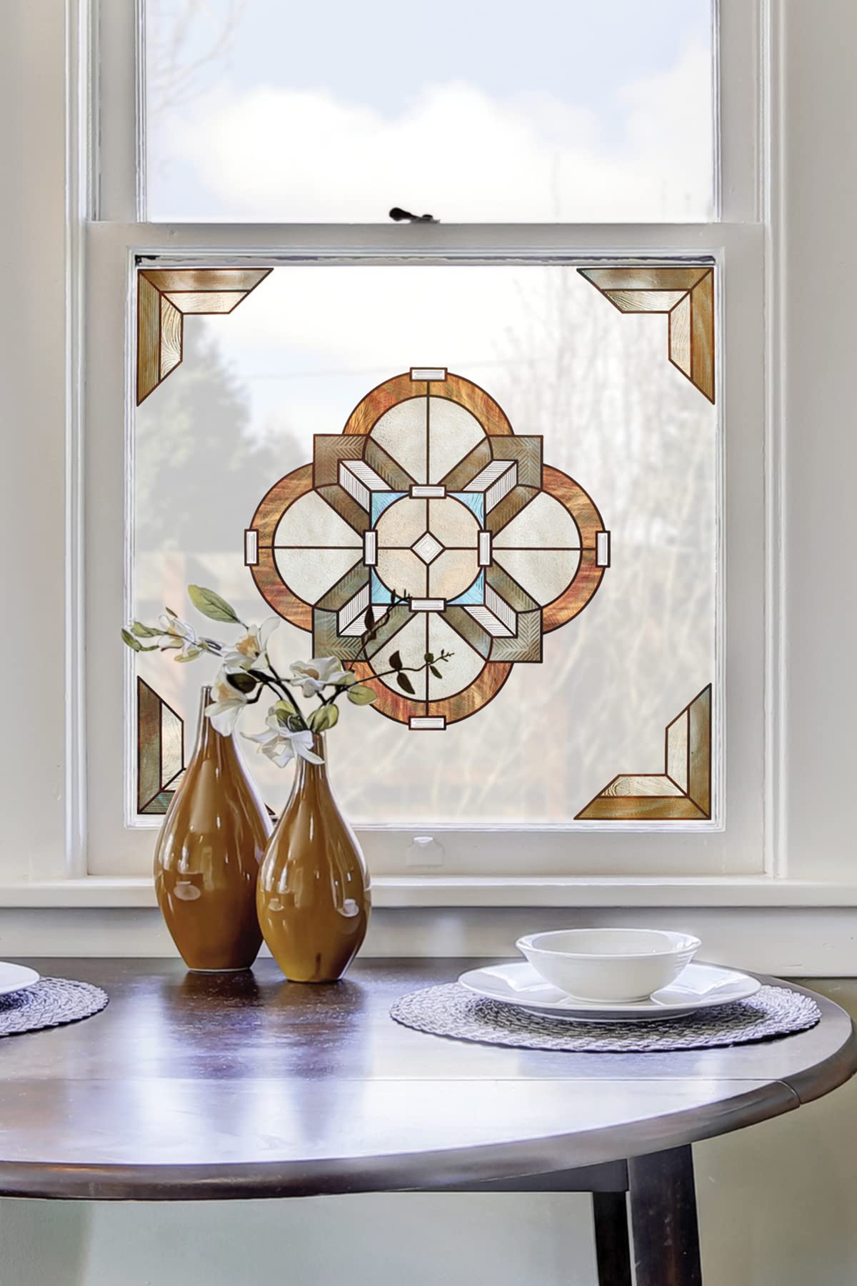 Artscape Newport Amber Window Film Accent
